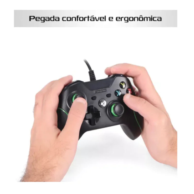 Controle Xbox Com Fio Joystick Video Game para Pc Gamer