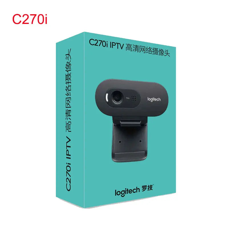 Logitech C270 Webcam Vídeo Chat Gravação Câmera USB HD