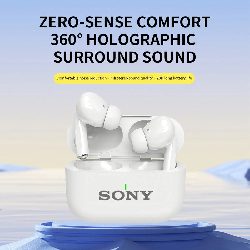 Fone de ouvido Sony A7 Pro Bluetooth HiFI estéreo para jogos à prova d'água fones de ouvido esportivos sem fio