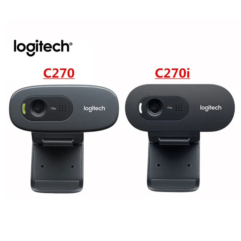 Logitech C270 Webcam Vídeo Chat Gravação Câmera USB HD